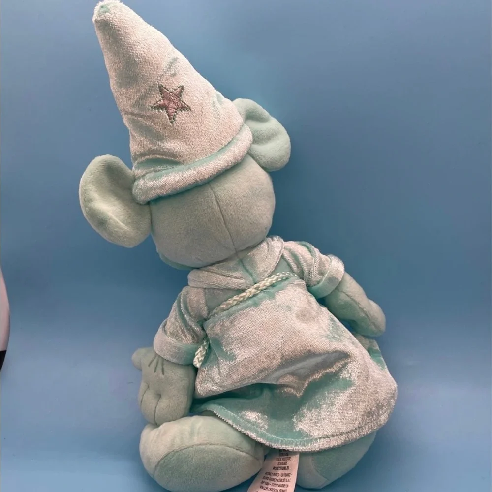 Teal sorcerer mickey paint plush